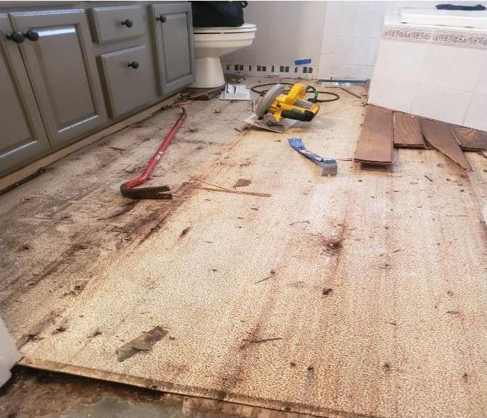 Floor removed